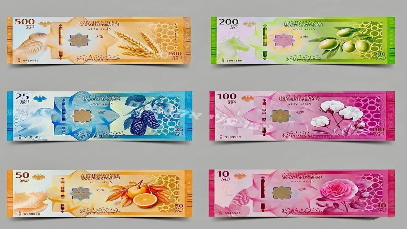 Syria Introduces New Banknotes from January 1
