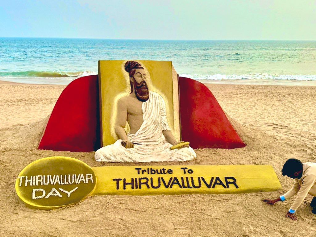 PM Modi pays homage to Tamil poet-philosopher Thiruvalluvar, urges people to read Tirukkural