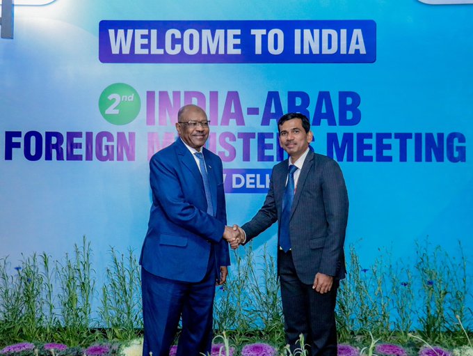 Foreign Ministers arrive in New Delhi for second India-Arab meet