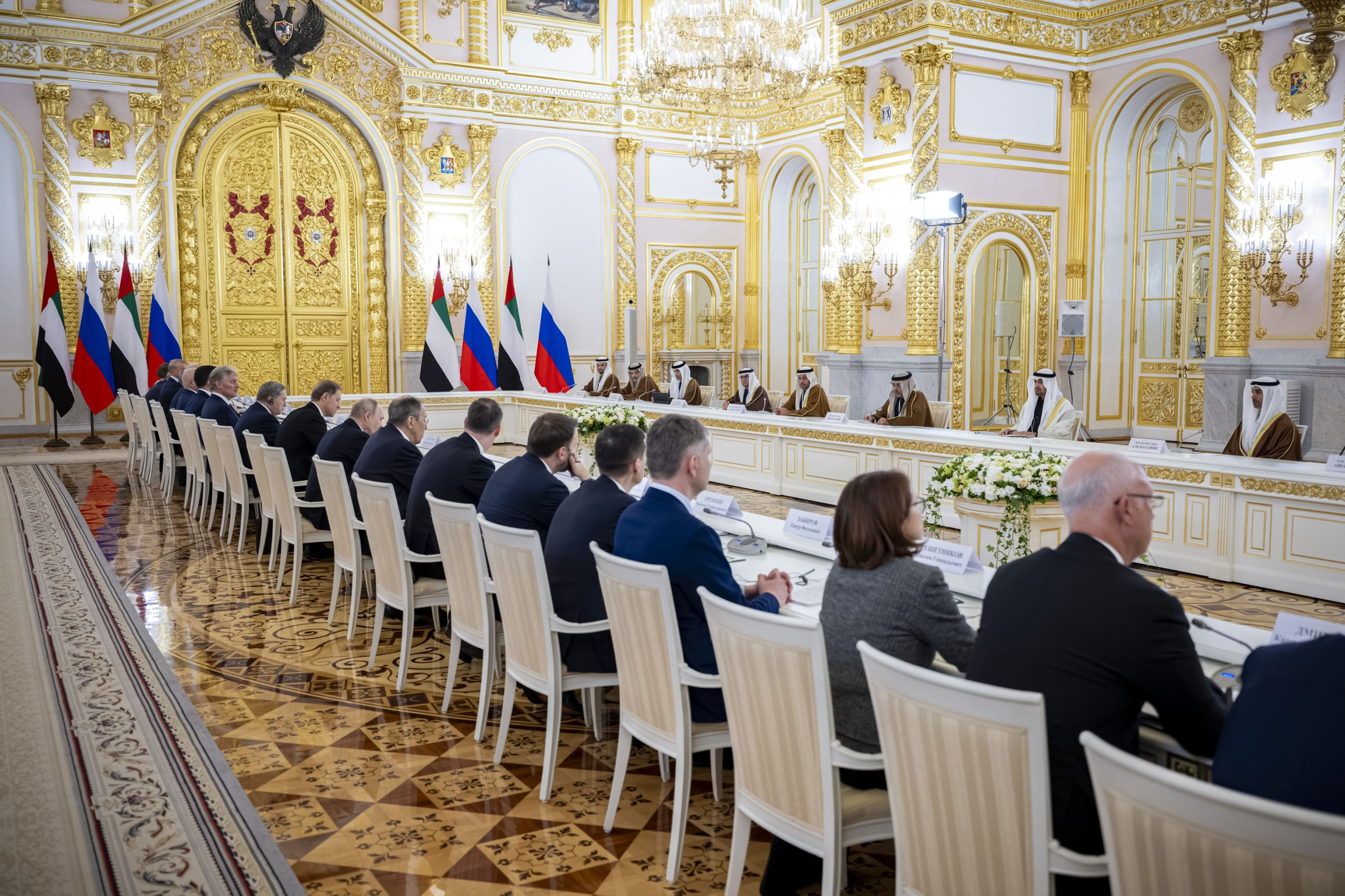 UAE president meets Putin as Abu Dhabi hosts U.S.-Russia-Ukraine talks