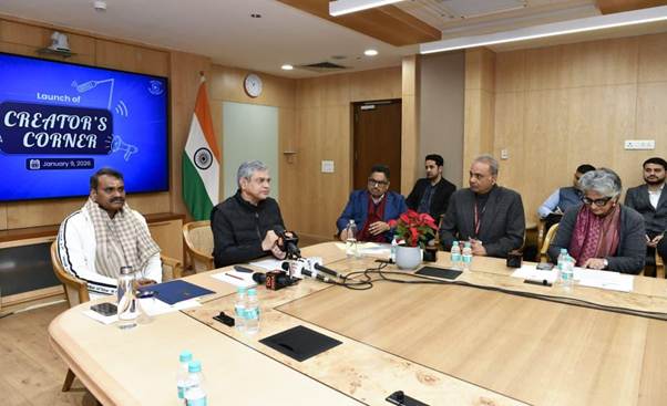 Prasar Bharati launches ‘Creator’s Corner’ on DD News to spotlight Digital Talent