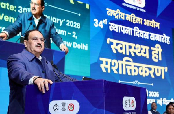 India has shifted from curative to preventive healthcare: Nadda at NCW Foundation Day programme