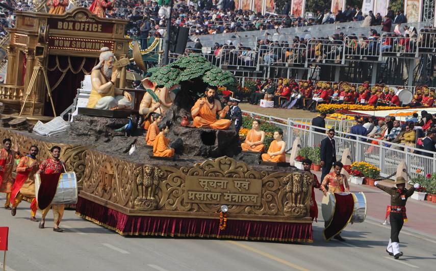 MIB tableau highlights India’s storytelling heritage at Republic Day Parade