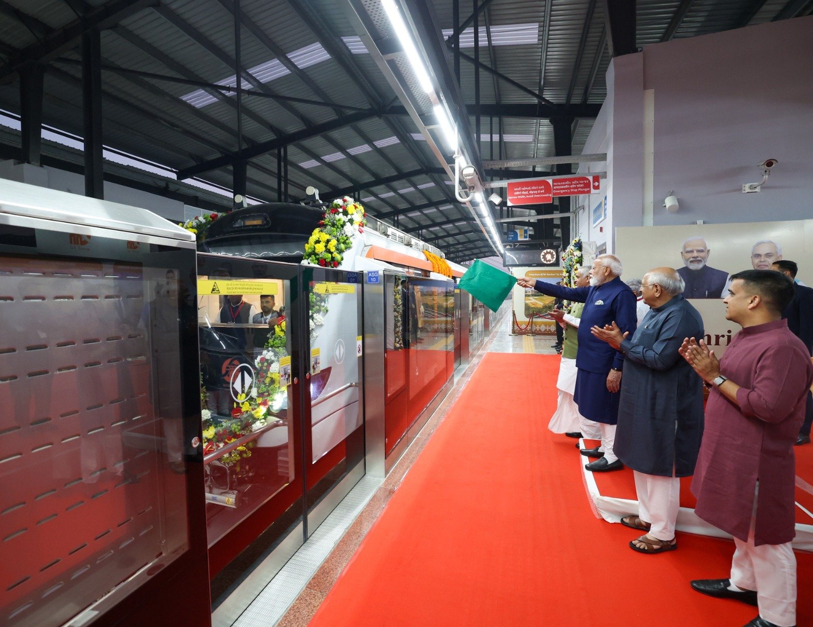 PM Modi inaugurates phase 2 of Ahmedabad Metro