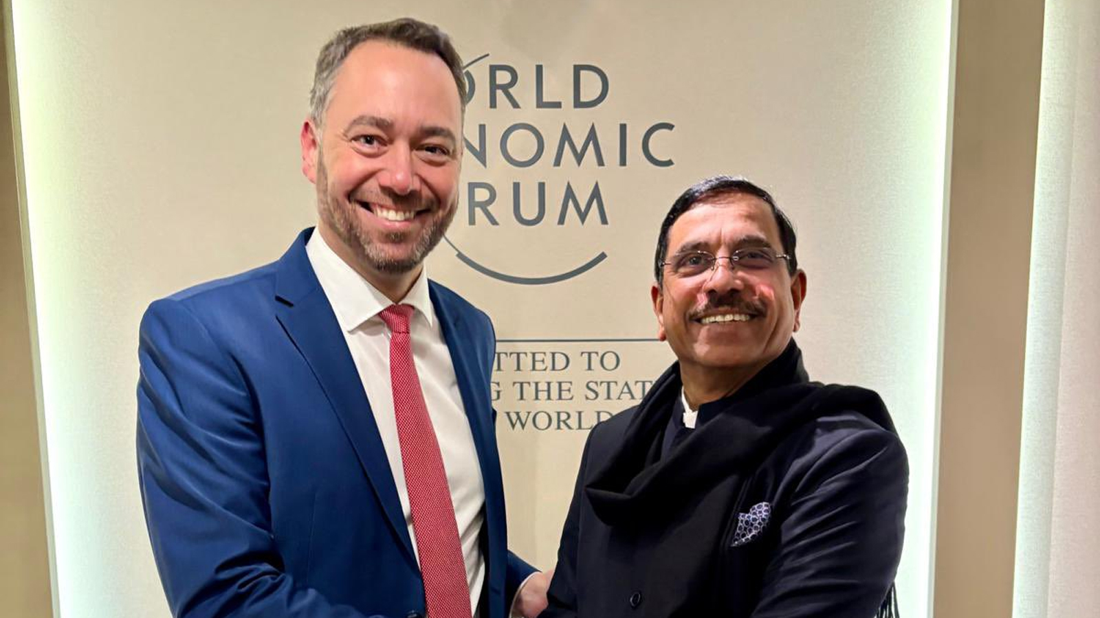 Pralhad Joshi calls on global investors to partner in India’s clean energy expansion at World Economic Forum