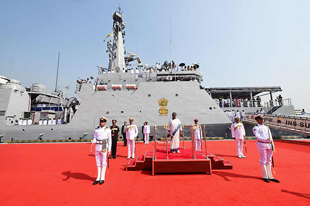 President Murmu calls for cooperative maritime order as 70+ navies join International Fleet Review 2026