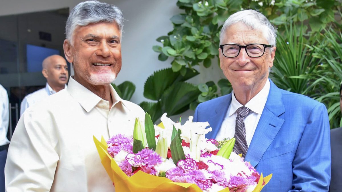 Bill Gates arrives in Amaravati ahead of AI Impact Summit 2026 in Delhi