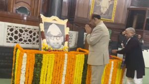 Lok Sabha Speaker Om Birla pays tribute to M. Ananthasayanam Ayyangar