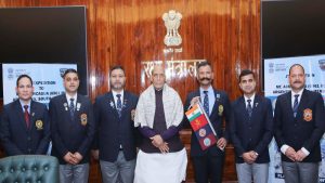 Rajnath Singh flags off NIM-JIM&WS joint expedition to Argentina's Mount Aconcagua