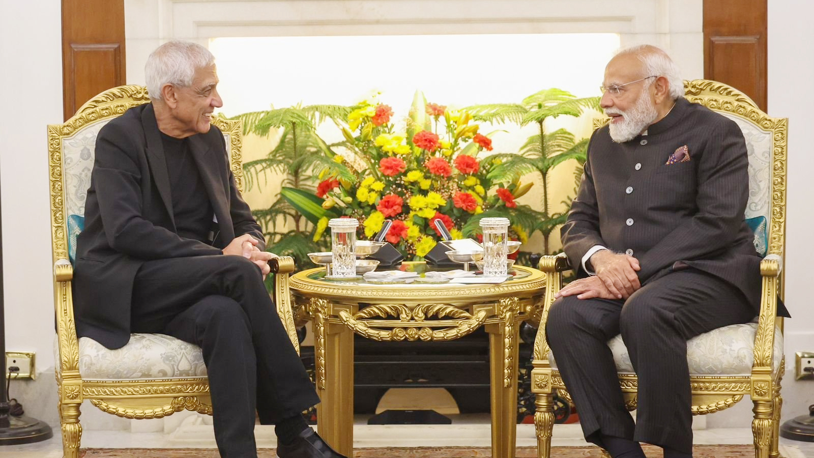 PM Modi meets Sun Microsystems founder Vinod Khosla, discusses AI and start-up ecosystem