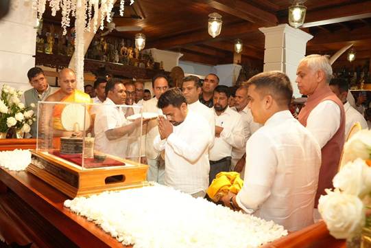 Devnimori Relics exposition reflects shared civilisational bond between India and Sri Lanka, says PM Modi