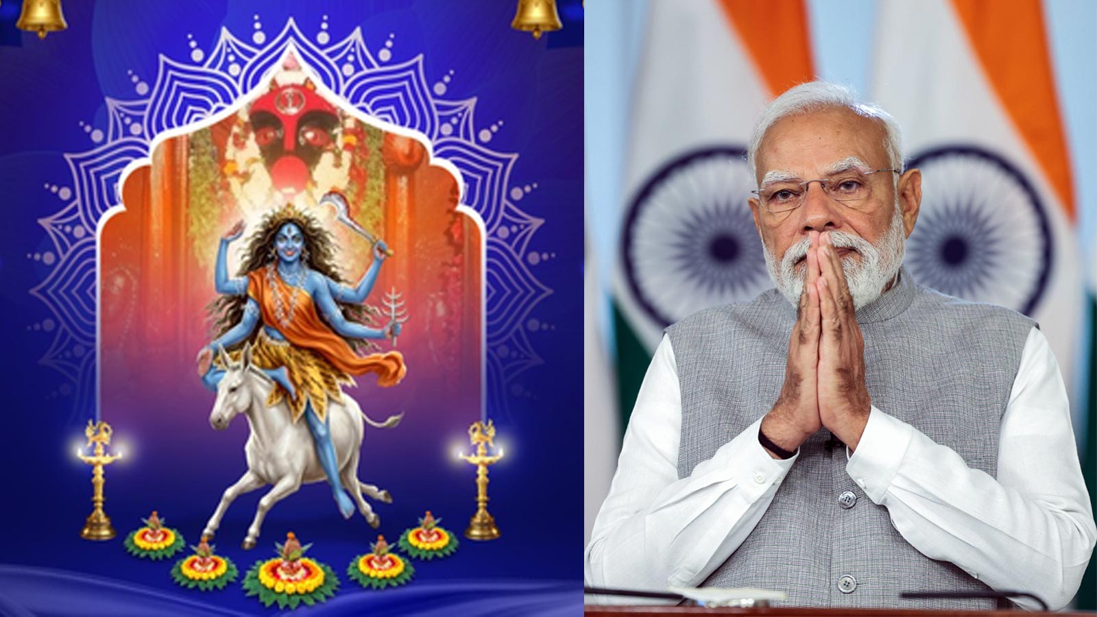 PM Modi seeks blessings of Maa Kaalratri on seventh day of Chaitra Navratri