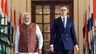 PM Modi holds bilateral talks with Finland President Alexander Stubb at Hyderabad House