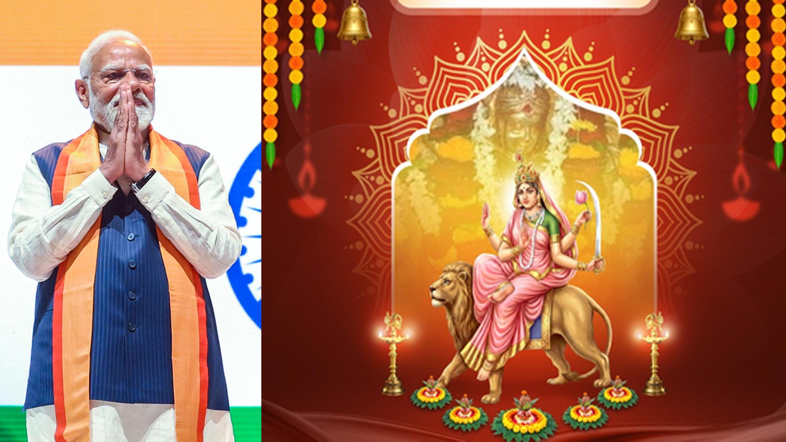 PM Modi seeks blessings of Maa Katyayani on sixth day of Chaitra Navratri