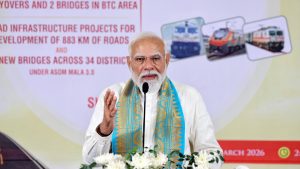 PM Modi launches development projects worth Rs 4,570 crore in Assam's Kokrajhar