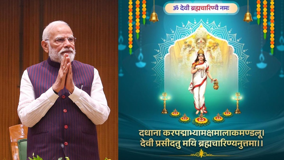 'Devotion to Maa Ambe brings peace and energy': PM Modi on second day of Navratri
