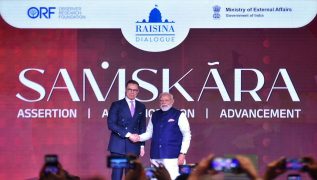 PM Modi attends inaugural session of Raisina Dialogue 2026