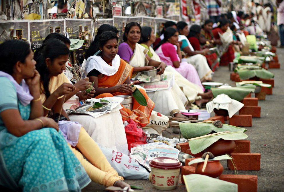 Thiruvananthapuram’s 10 km ‘yagya shala’ as women pray to Attukal Devi