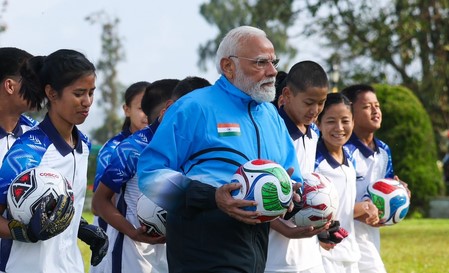 FIFA chief Infantino lauds PM Modi’s football session in Sikkim