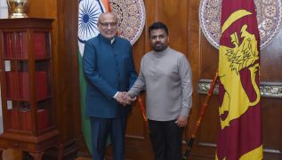 Vice President CP Radhakrishnan meets Sri Lankan President Dissanayake