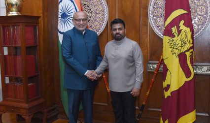 Vice President CP Radhakrishnan meets Sri Lankan President Dissanayake