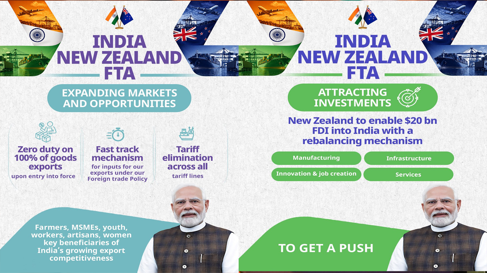 PM Modi calls India-New Zealand FTA a landmark moment