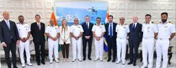 Indian Coast Guard holds talks with Fincantieri to boost maritime technology collaboration