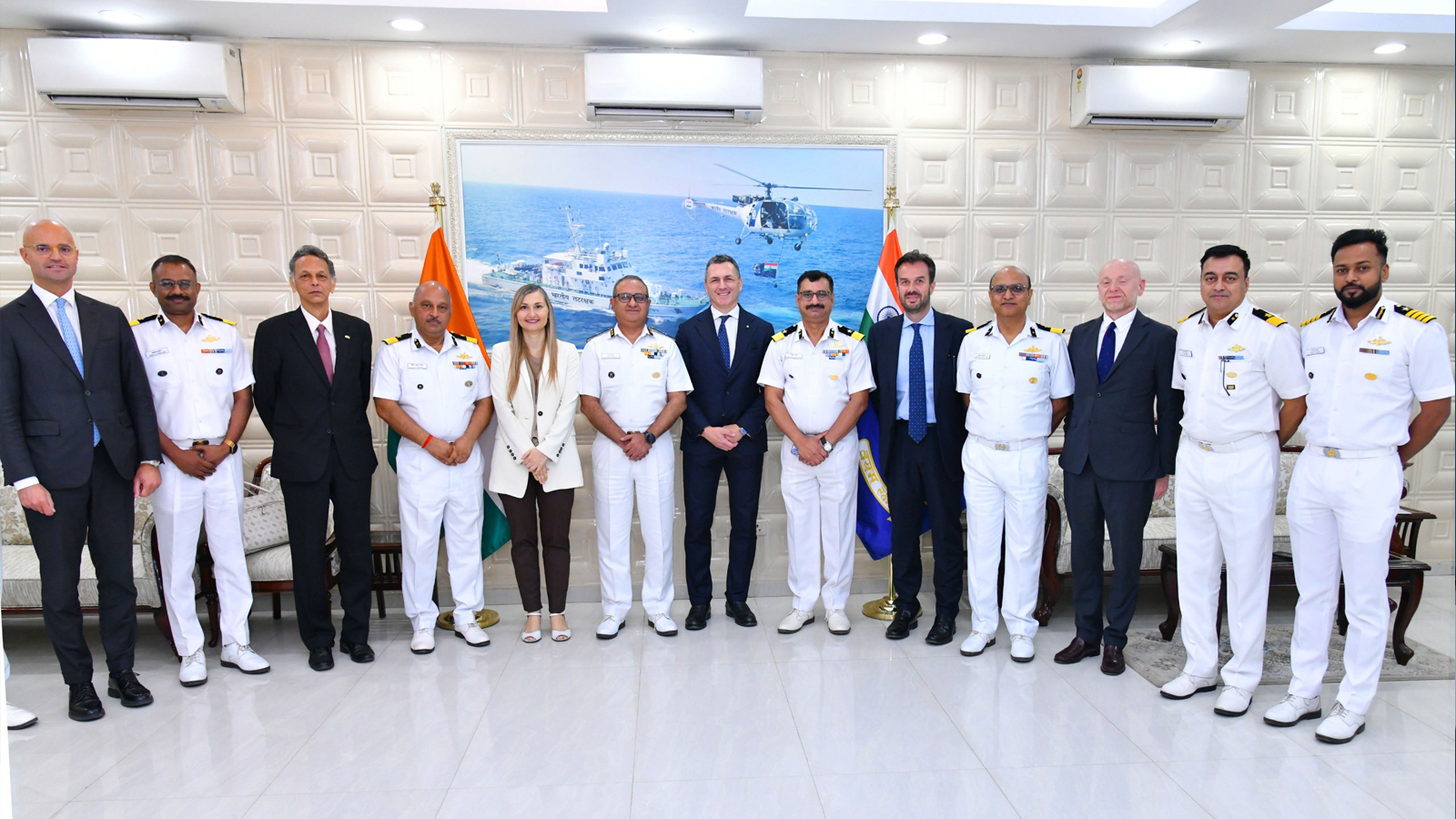 Indian Coast Guard holds talks with Fincantieri to boost maritime technology collaboration