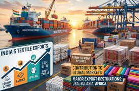 India’s textile exports grow 2.1% in FY 2025-26, driven by global demand and policy support