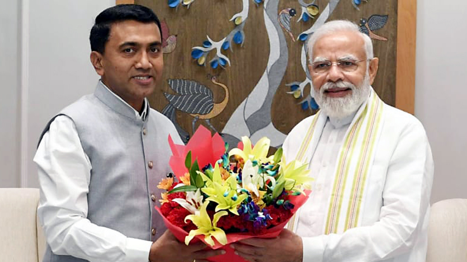 PM Modi extends birthday greetings to Goa CM Pramod Sawant