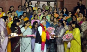 PM Modi shares article emphasising urgent implementation of women’s reservation