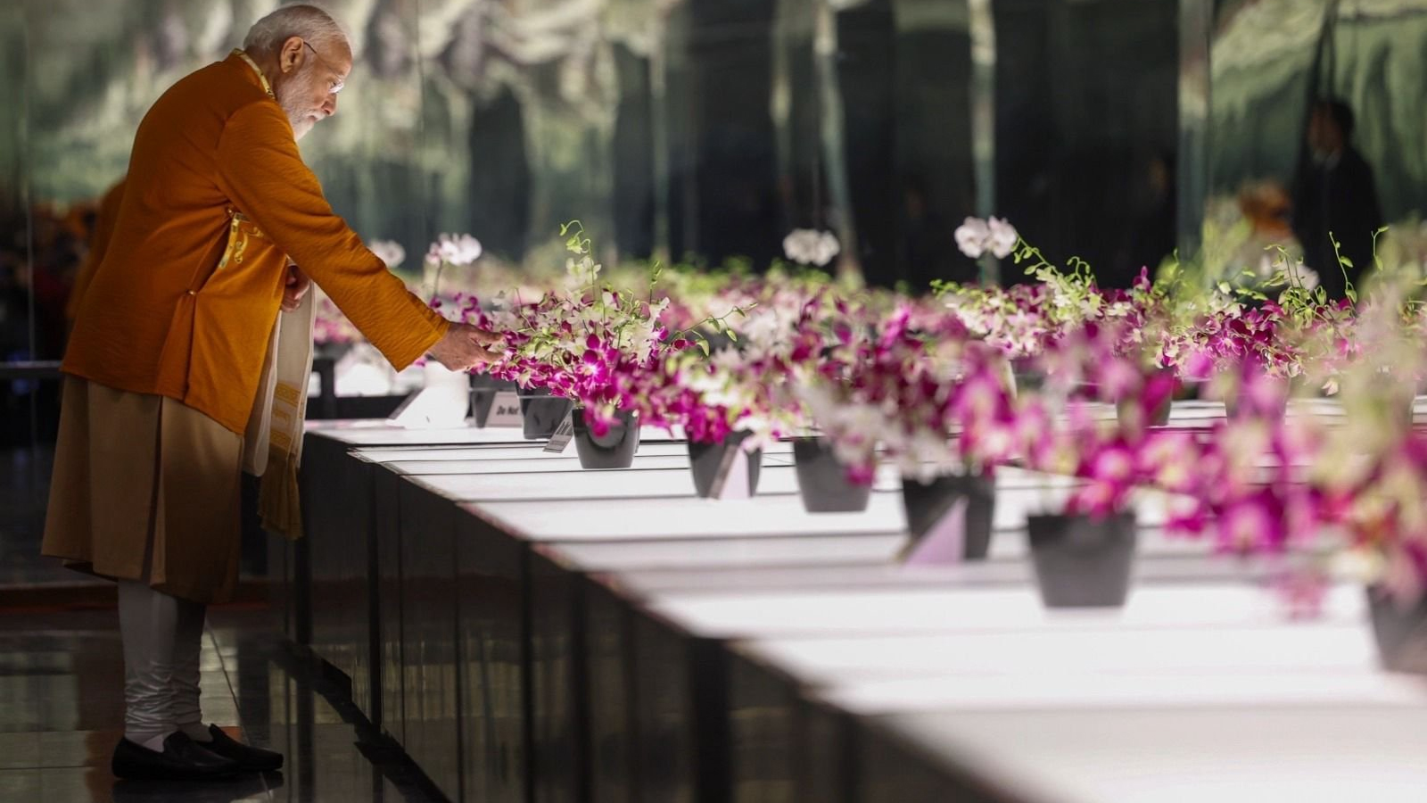 PM Modi lauds Sikkim’s extraordinary biodiversity during visit to Gangtok Orchidarium