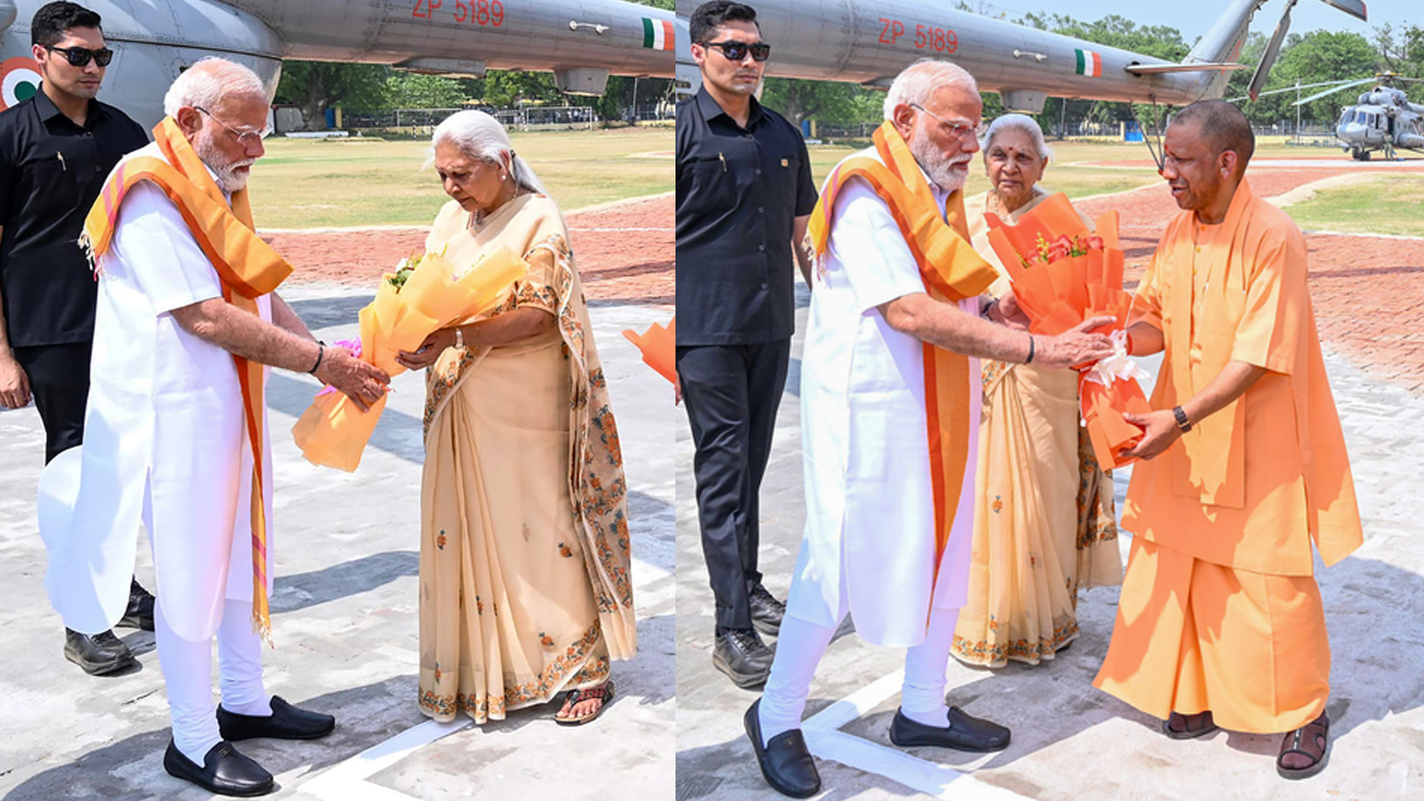 PM Modi gets grand welcome in Varanasi, to attend Mahila Sammelan, unveil Rs 6,350 crore projects