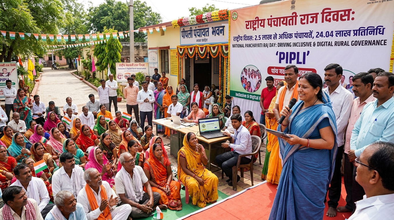 National Panchayati Raj Day: Over 2.5 lakh Panchayats, 24.04 lakh representatives drive inclusive, digital rural governance