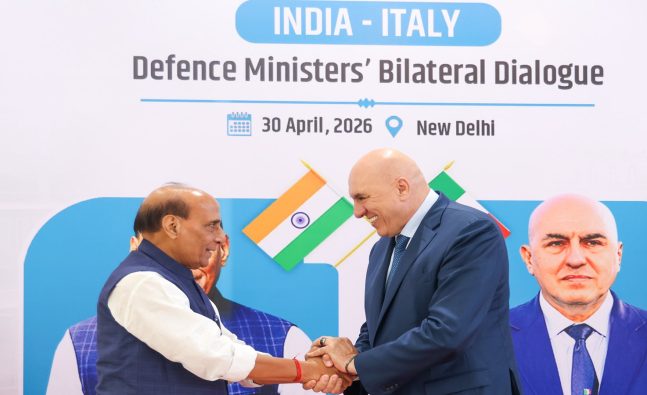 India, Italy deepen defence ties; Rajnath Singh holds talks with Italian counterpart, exchange military cooperation plan