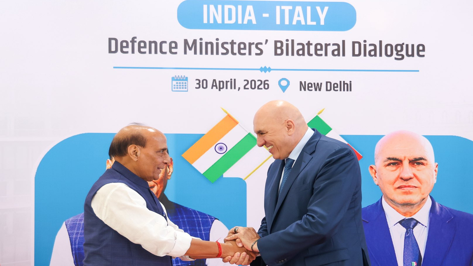 India, Italy deepen defence ties; Rajnath Singh holds talks with Italian counterpart, exchange military cooperation plan