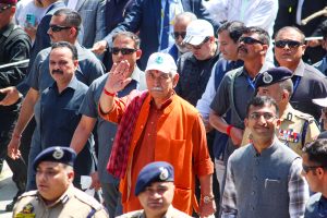 Manoj Sinha Heads Padyatra in Budgam to Raise Awareness Against Drug Abuse