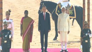 Vietnam President To Lam accorded ceremonial welcome at Rashtrapati Bhavan