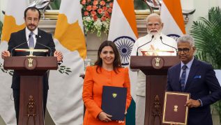 India, Cyprus sign key pacts on defence, cybersecurity and trade