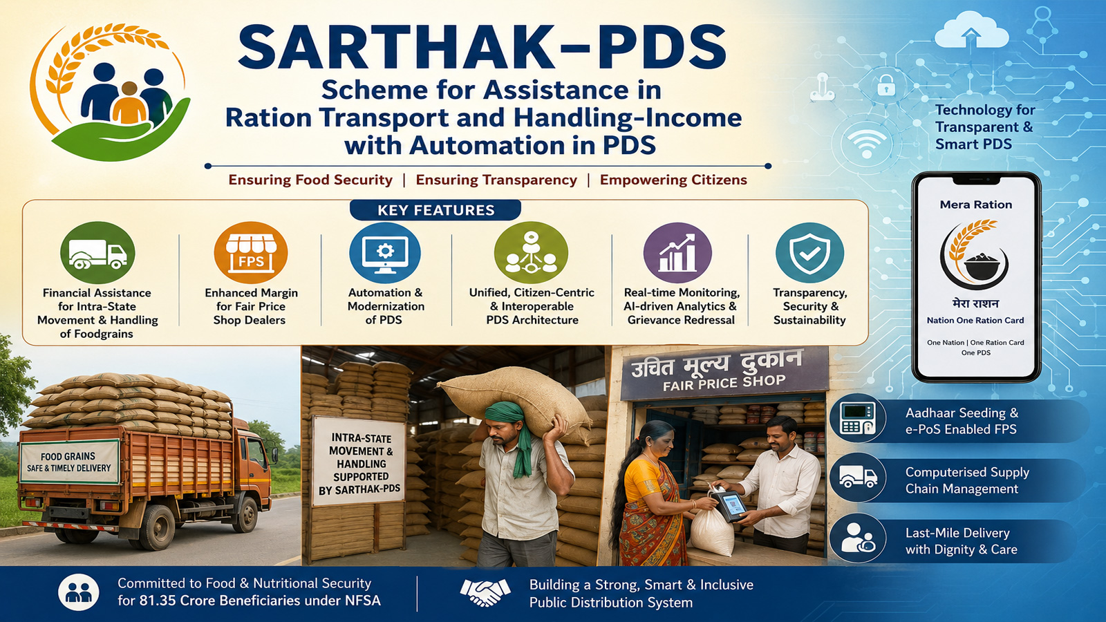 Cabinet approves Rs 25,530 crore SARTHAK-PDS scheme to modernise public distribution system