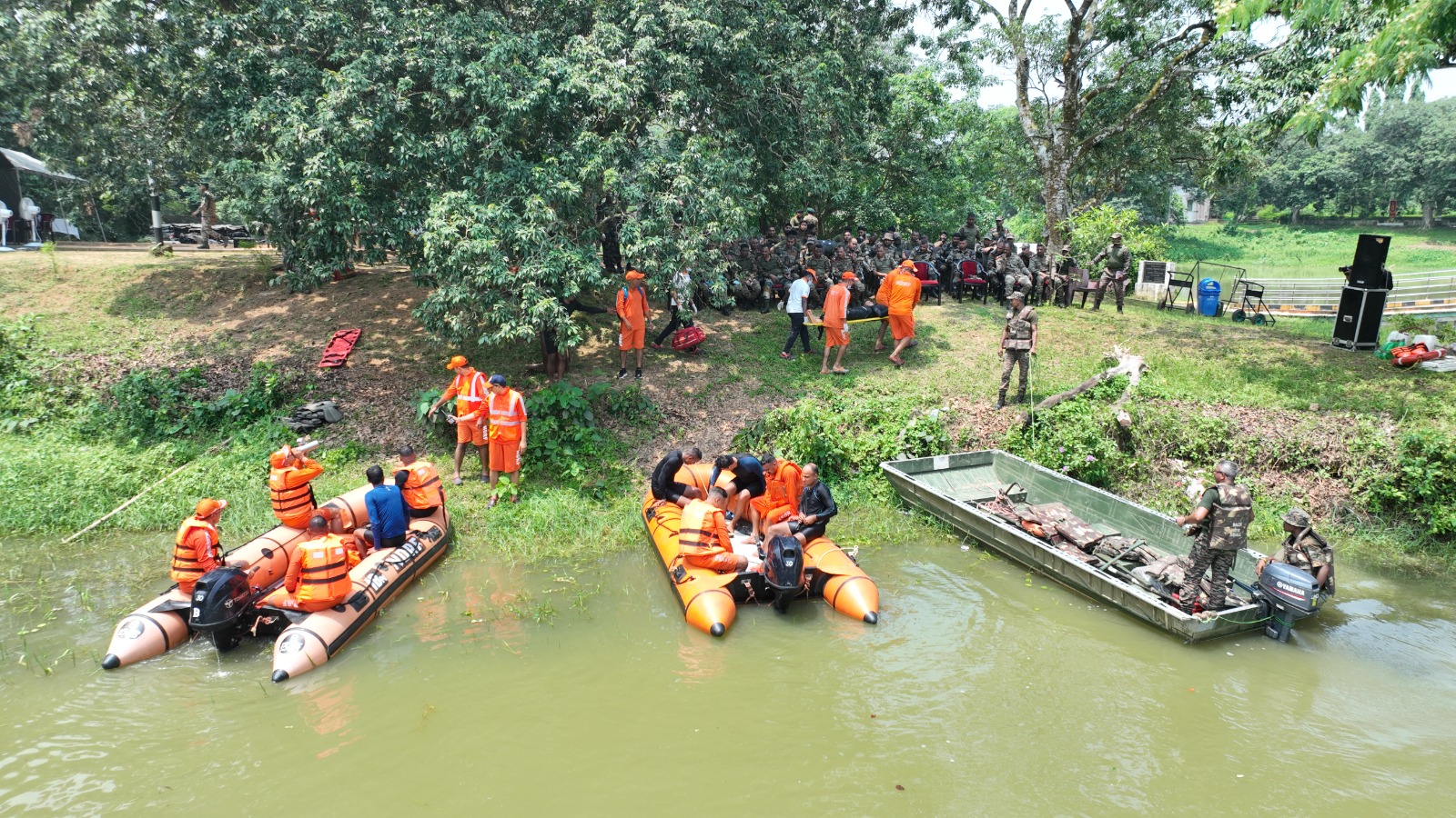 Army, Assam Rifles and NDRF conduct flood management drills ahead of monsoon