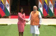 PM Modi Meets Venezuela's Acting President Delcy Rodriguez, Reviews Bilateral Cooperation
