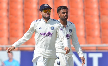 Manav Suthar scripts dream debut with six-for as India enforce follow-on against Afghanistan