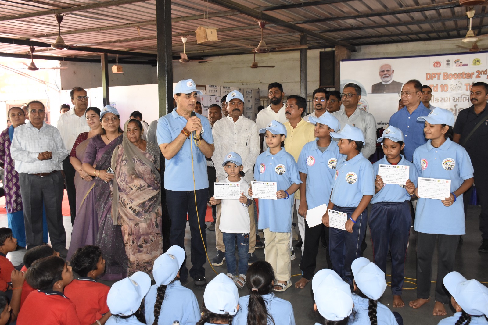 Gujarat rolls out major TD and DPT vaccination campaign covering over 48,000 schools