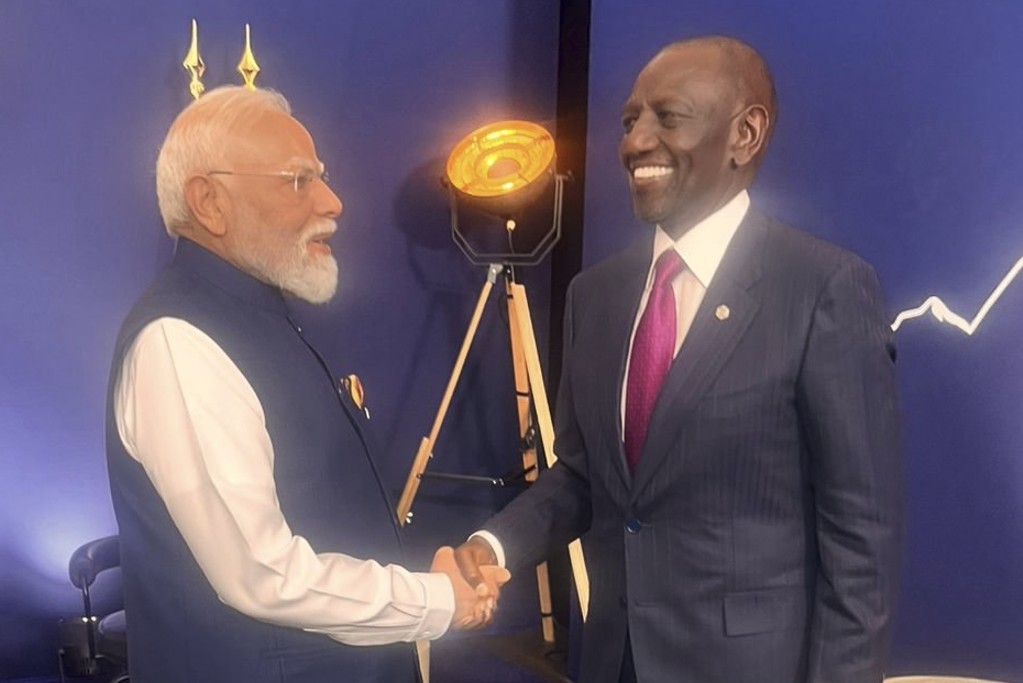 PM Modi meets Kenya’s Prez, vows stronger Global South partnership