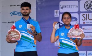 ISSF Junior World Cup: Vanshika, Shiva win mixed team silver as India extend lead atop standings