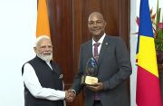 PM Modi Holds Bilateral, Delegation-Level Talks with Seychelles President Herminie
