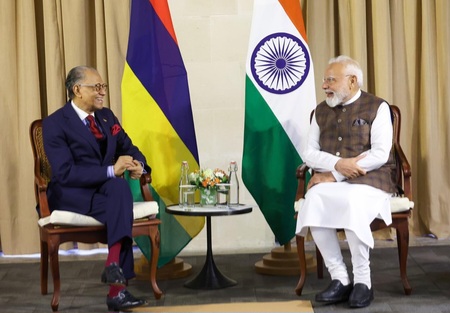 PM Modi meets Mauritian counterpart Ramgoolam, reviews Enhanced Strategic Partnership