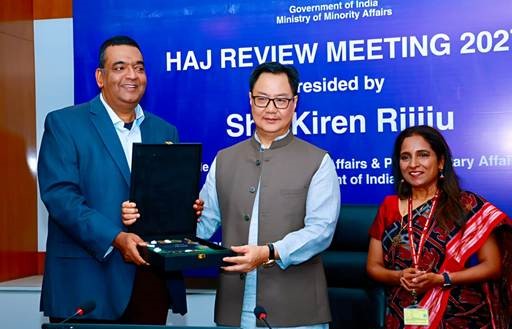 Rijiju reviews Haj 2026, directs early preparations for next year’s pilgrimage