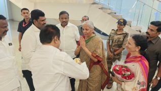 Finance Minister Nirmala Sitharaman arrives in Chennai on two-day Tamil Nadu, Puducherry visit